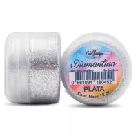 Diamantina Comestible Plateada, 12 Gramos. CHERRY AND CAKE DNTX31