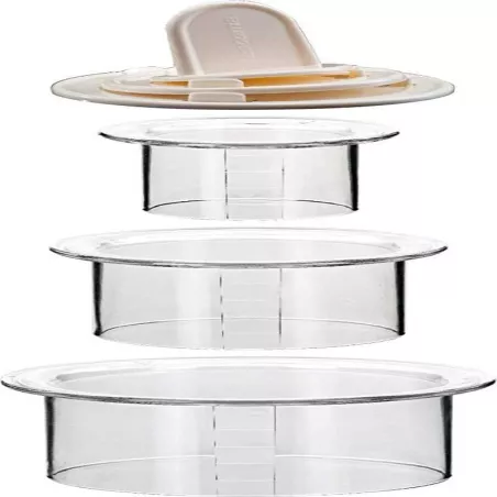 Molde Redondo para Emplatar, Set de 3 Unidades TESCOMA 422210