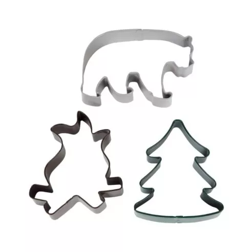 Cortador de Galletas de Bosque de 3 Unidades WILTON 2308-0-0108