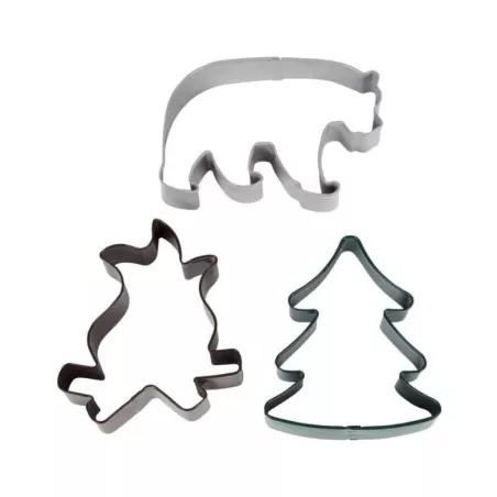 Cortador de Galletas de Bosque de 3 Unidades WILTON 2308-0-0108