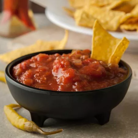 Molcajete de Melamina de 8 Onzas, Color Negro CARLISLE 087803