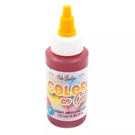 Colorante en Gel, 70 Mililitros, Color Amarillo Huevo CHERRY AND CAKE AC01-070