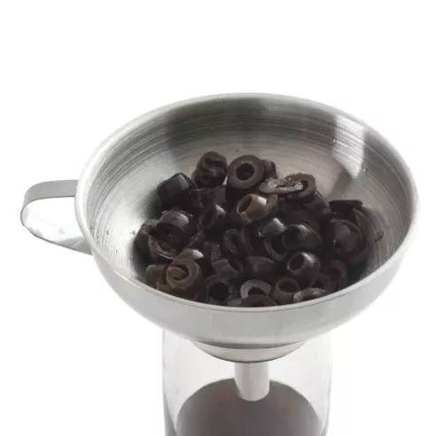 Embudo de Acero Inoxidable de Boquilla Ancha y Boquilla Fina NORPRO 255