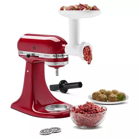Molino de Carne  Accesorio Triturador de Alimentos para Batidora KITCHEN AID KSMFGA