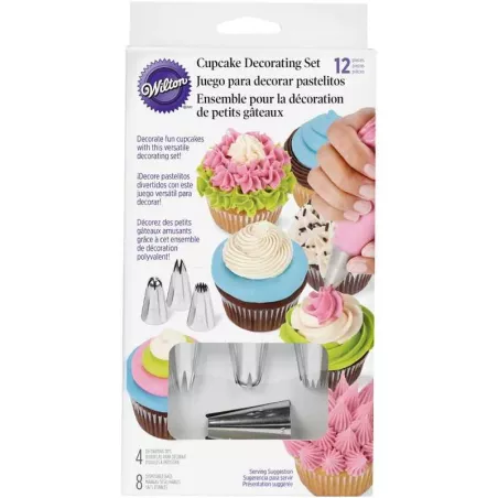 Juego de Decoracion para Cupcakes, 12 Piezas. WILTON 2104-1364