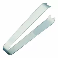 Pinza para Hielo Lisa de Acero Inoxidable de  5-1/2 Pulgadas KING METAL ICT06