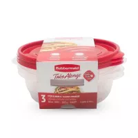 Contenedor Takealongs Cuadrado de 5 Tazas, Set de 4 Unidades RUBBERMAID 2086733