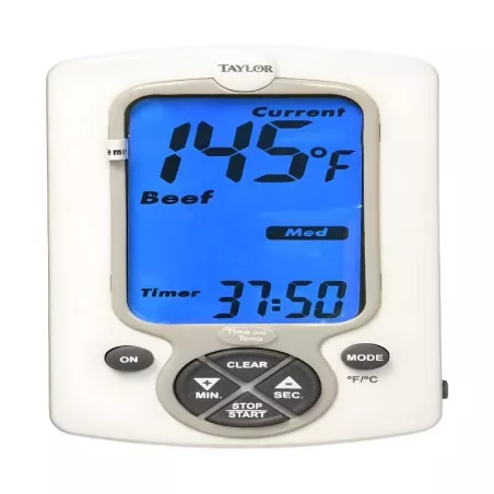 Termometro Digital para Horno con Sonda de Acero Inoxidable TAYLOR 1471N