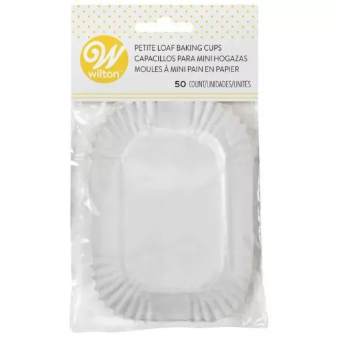 Capsulas para Hornear Pan Pequeno, 50 Unidades. WILTON 415-450