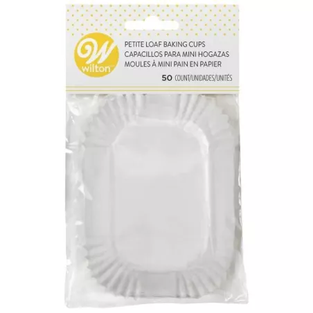 Capsulas para Hornear Pan Pequeno, 50 Unidades. WILTON 415-450