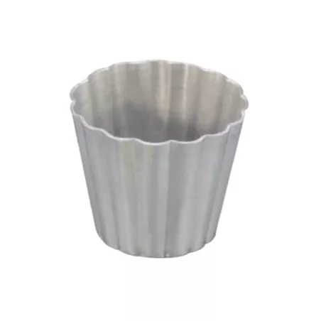 Molde de Aluminio Ondulado para Flan de 67 x 56 Milimetros KING METAL PM5F