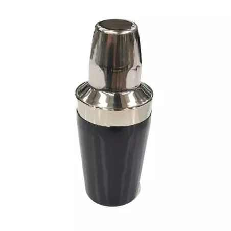 Coctelera en Acero Inoxidable Revestida de Vinilo Negro de 3 Piezas de 20 Onzas KING METAL CSR28VBLK