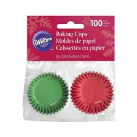 Capsulas para Cupcakes Mini de Color Verde y Rojo, Paquete de 50 Unidades WILTON 191011006
