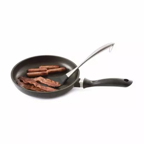 Espatula de Silicona Cabeza Plana con Mango Solido de Acero Inoxidable, 13.75 Pulgadas NORPRO 1337