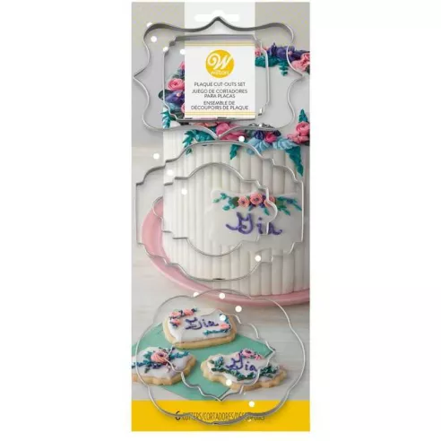 Cortadores para Fondant y Pasta de Goma, Set de 6 Piezas. WILTON 417-7555