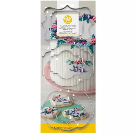Cortadores para Fondant y Pasta de Goma, Set de 6 Piezas. WILTON 417-7555
