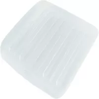 Tapete Escurridor Plastico para Platos de 45.7 x 37.3 Centimetros RUBBERMAID FG1182MAWHT