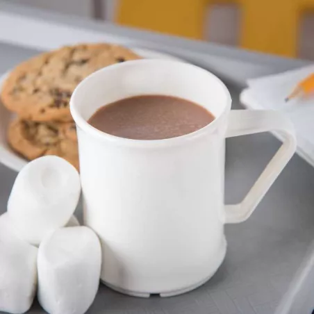 Taza Blanca de Policarbonato de 9.6 Onzas  CARLISLE PCD79602