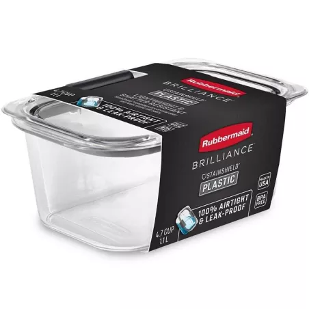 Contenedor Brilliance Rectangular de 4.7 Tazas RUBBERMAID 2183394