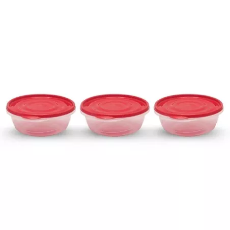 Contenedor Takealongs Cuadrado de 5 Tazas, Set de 4 Unidades RUBBERMAID 2086733