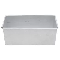 Molde Rectangular para Pan con Tapa de 27.5 x 10 x 10 Centimetros KING METAL BM271010 2