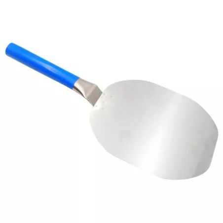 Pala Rectangular para Pizza con Mango Azul de 25.5 x 18 Centimetros KING METAL PSSRT22VBL