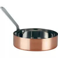 Olla Salsera Mini de Acero Inoxidable de Color Cobre de 4-3/4 Pulgadas KING METAL SP12SHC