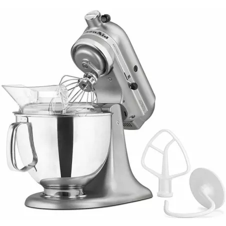 Batidora Artisan K150 de 5 Quartos de Color Plateado KITCHEN AID KSM150PSCU