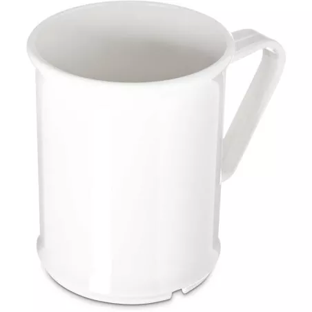 Taza Blanca de Policarbonato de 9.6 Onzas  CARLISLE PCD79602