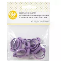 Lazos para  Amarrar las Bolsas de Glaseado, 12 Unidades. WILTON 417-173