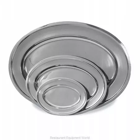 Platon Ovalado de  Acero Inoxidable de 14 Pulgadas KING METAL OP35