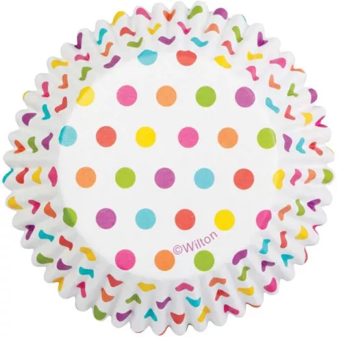 Capsulas Rainbow Dots, 36 Unidades WILTON 415-0627