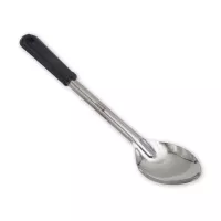 Cuchara Solida para Guisar de Acero Inoxidable con Puno Plastico de 15 Pulgadas KING METAL BSB15PL 2