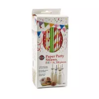 Pajillas de Papel Fiesta, Paquete de 200 Unidades NORPRO 4024