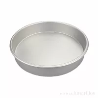 Molde Redondo de Aluminio de 25 x 5 Centimetros / 10 x 2 Pulgadas KING METAL CPR102