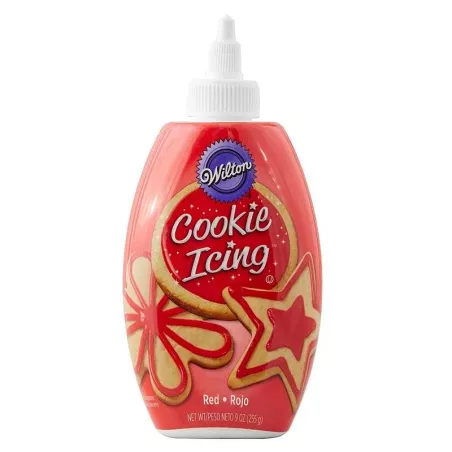 Glaseado para Galletas Color Rojo, 9 Onzas. WILTON 704-0142
