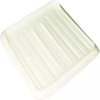 Tapete Escurridor Plastico para Platos de 45.7 x 37.3 Centimetros RUBBERMAID FG1182MAWHT 2