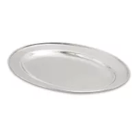 Platon Ovalado de  Acero Inoxidable de 14 Pulgadas KING METAL OP35