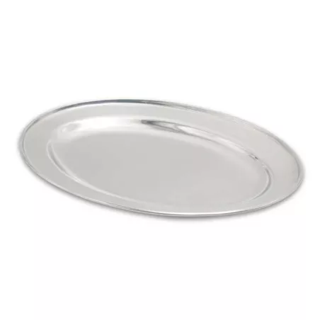 Platon Ovalado de  Acero Inoxidable de 14 Pulgadas KING METAL OP35