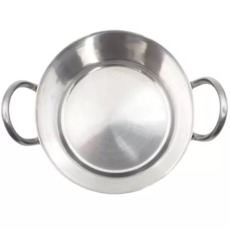 Caserola Mini Charlotte de Acero Inoxidable con Asas de 5.3 x 4 Pulgadas KING METAL CHM14