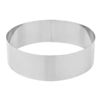 Aro Redondo de  Acero Inoxidable de 10 x 3-1/2 Centimetros KING METAL CRR2