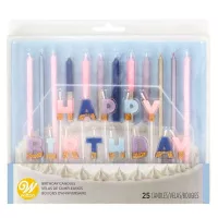 Candelas para Cumpleanos, Set 25 Piezas WILTON 2811-0-0033