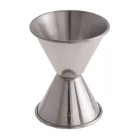 Medida de Licor de  Acero Inoxidable de 1 y 1.5 Onzas KING METAL JI09