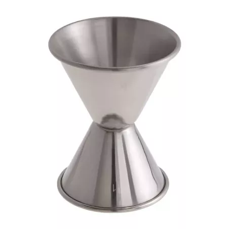 Medida de Licor de  Acero Inoxidable de 1 y 1.5 Onzas KING METAL JI09