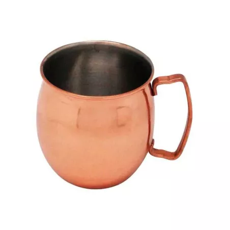 Jarra Moscow de Mule Lisa de color Cobre con  Plateado de 14 Onzas KING METAL MMSC14