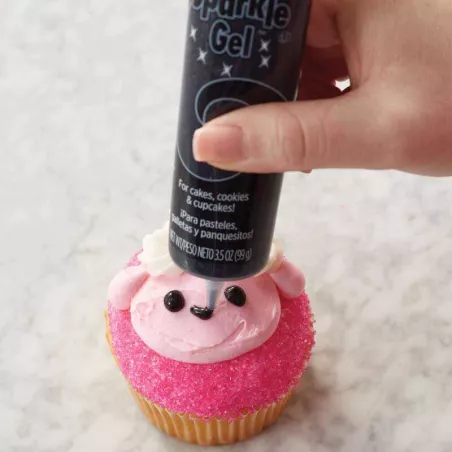 Gel Brillante Negro, 3.5 Onzas WILTON 704-1061