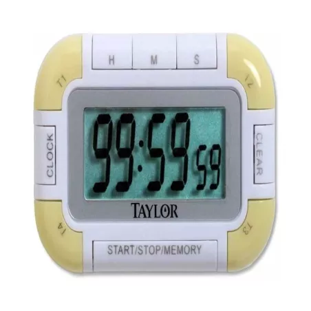 Temporizador Digital de Hasta 100 Horas para 4 Eventos. TAYLOR 5862