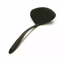 Espatula Volteable Solida para Panqueques y Omelet, 13 Pulgadas, Color Negro. NORPRO 1718