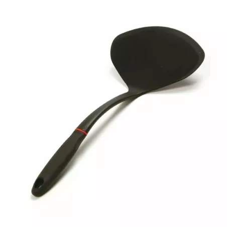 Espatula Volteable Solida para Panqueques y Omelet, 13 Pulgadas, Color Negro. NORPRO 1718