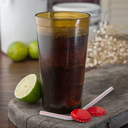 Vaso Tumbler San de 16 Onzas, Color Ambar CARLISLE 521613